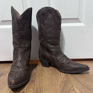 Women's Brown Roper Western Boots